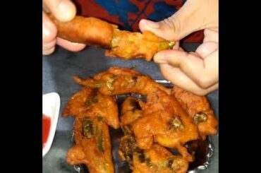Mirch Pakoda Recipe - Mirch ke Pakode - Green Chili Pakora- Hari Mirch Pakoda- Ramzan Special Recipe
