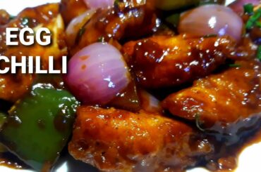 Egg chilli Recipe | How to Make  Chilli Egg at Home | Egg Manchurian | Anda Chilli