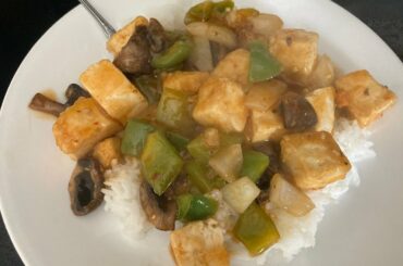 Vegan Chili Tofu (easy and quick ) |Rawveganista Petal|