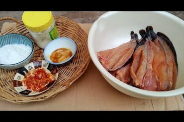 Dried Fish With Salt Chili Recipe