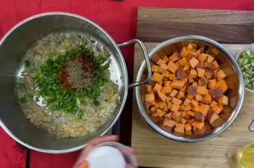 In The Teaching Kitchen at Lenox Hill Neighborhood House: Sweet Potato Chili
