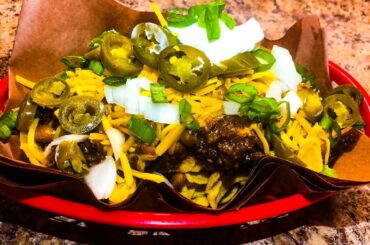 Wagyu and Rib Tip Chili Frito Pie #wagyu #indoorcooking #homemadechili