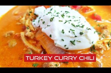 Turkey Curry Chili. Delicious and creamy. First time trying to make it