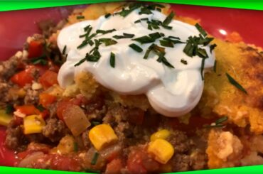 Tamale Pie Recipe - The Best Homemade Tamale Pie with Masa