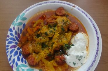 ASMR Having Chili Cheese Dog Casserole