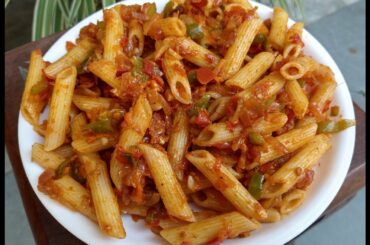 Masala Pasta | Indian Street Style Pasta Recipe | Masala Chili Pasta Recipe | Lunch Box Recipes