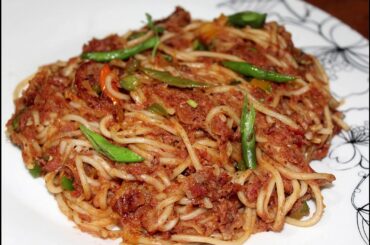 CHILI BEEF NOODLES | GROUND BEEF RECIPE