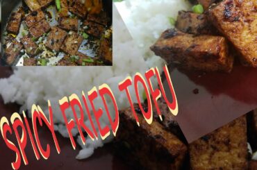SPICY FRIED TOFU WITH CHILI BLACK BEAN SAUCE