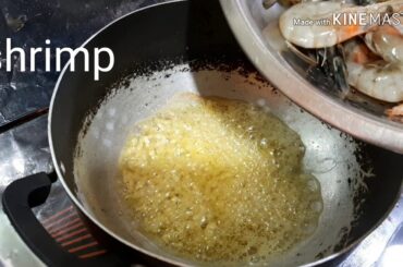 Butter shrimp  chili and 7up