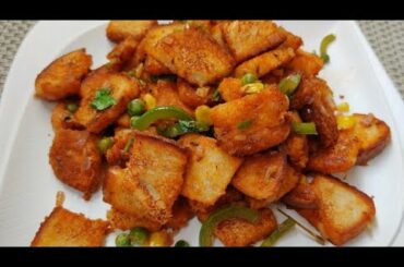 Chilli Bread/Quick Breakfast Recipe |Bread chilli Recipe| Chilli bread in English|Bread Recipe