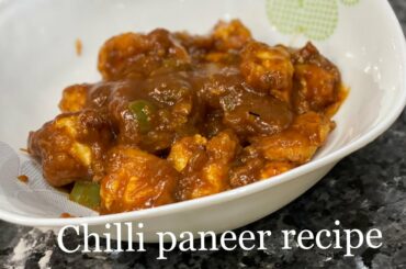 Chili paneer recipe | Very easy | restaurant style at home |