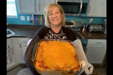 60) Chili Cornbread Casserole