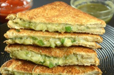 Cheese Chili Sandwich  Recipe / Chilli Cheese Toast