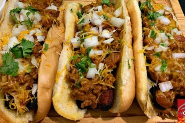 Cheesy Chili Hot Dog Recipe