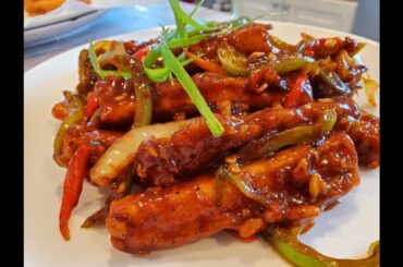 Paneer chili recipe | Vegetarian Appetizer | Paneer Chili Dry | Sizzling Paneer Recipe | Recipe #35