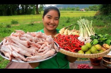 Cooking Spicy Chicken Legs And chili recipe - Cooking life
