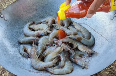 Shrimp Fried Chili Sauce Recipe / Shrimp Cooking with Mushroom