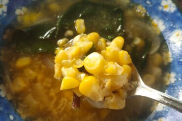 CHILI SHREDDED CORN SOUP WITH ALUGBATI RECIPE|HOW TO COOK CORN SOUP?|PINOY HEALTHY SOUP|VLOG#38