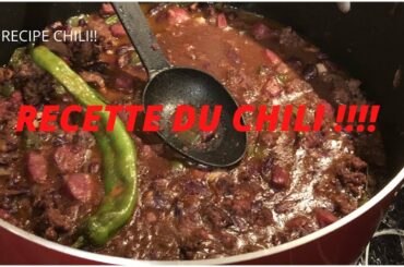 RECETTE DU CHILI !!!/CHILI RECIPE [FRENCH GIRLS IN THE USA]