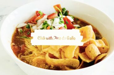 Cook with Me: Chili with Pico de Gallo