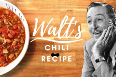 Walt's Chili Recipe from Disneyland Carnation Cafe Main Street USA