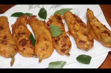 MASALA MULAKKU BHAJJI | MASALA CHILI FRITTERS