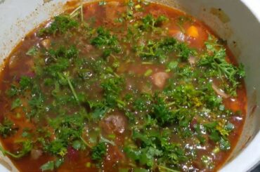 Tex Mex Cuisine - Spicy Ground Bison Chili