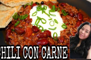 HOW TO COOK CHILI CON CARNE