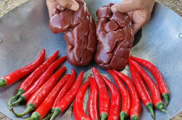 Beef Kidney Fried Chili Recipe / Cooking Spicy Beef Kidney Recipe