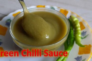 Green Chilli Sauce, Mirchi Sauce, Hot Chilli, Homemade Chili Hindi, Recipe, Nehas Tasty Recipes