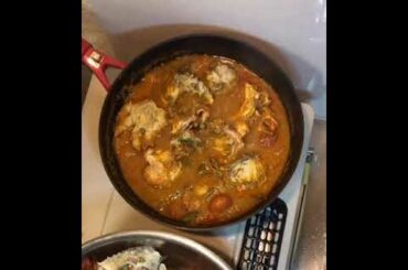 Chili Crab using left-over crabs / grilled maguro easy recipe