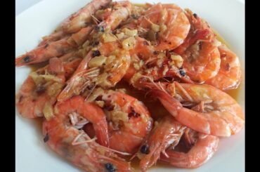 BUTTERED SHRIMP in CHILI GARLIC SAUCE