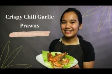 Crispy Chili Garlic Prawns || Super Easy Prawn Recipe