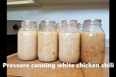 Pressure canning white chicken chili