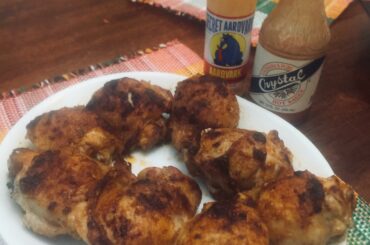 Crispy version of my HOT THIGHS recipe from yesterday. Sauce is Secret Aardvark, Crystal, and Kerrygold butter. I also charred them less than last time for those who are into that. Recipe in the comments.