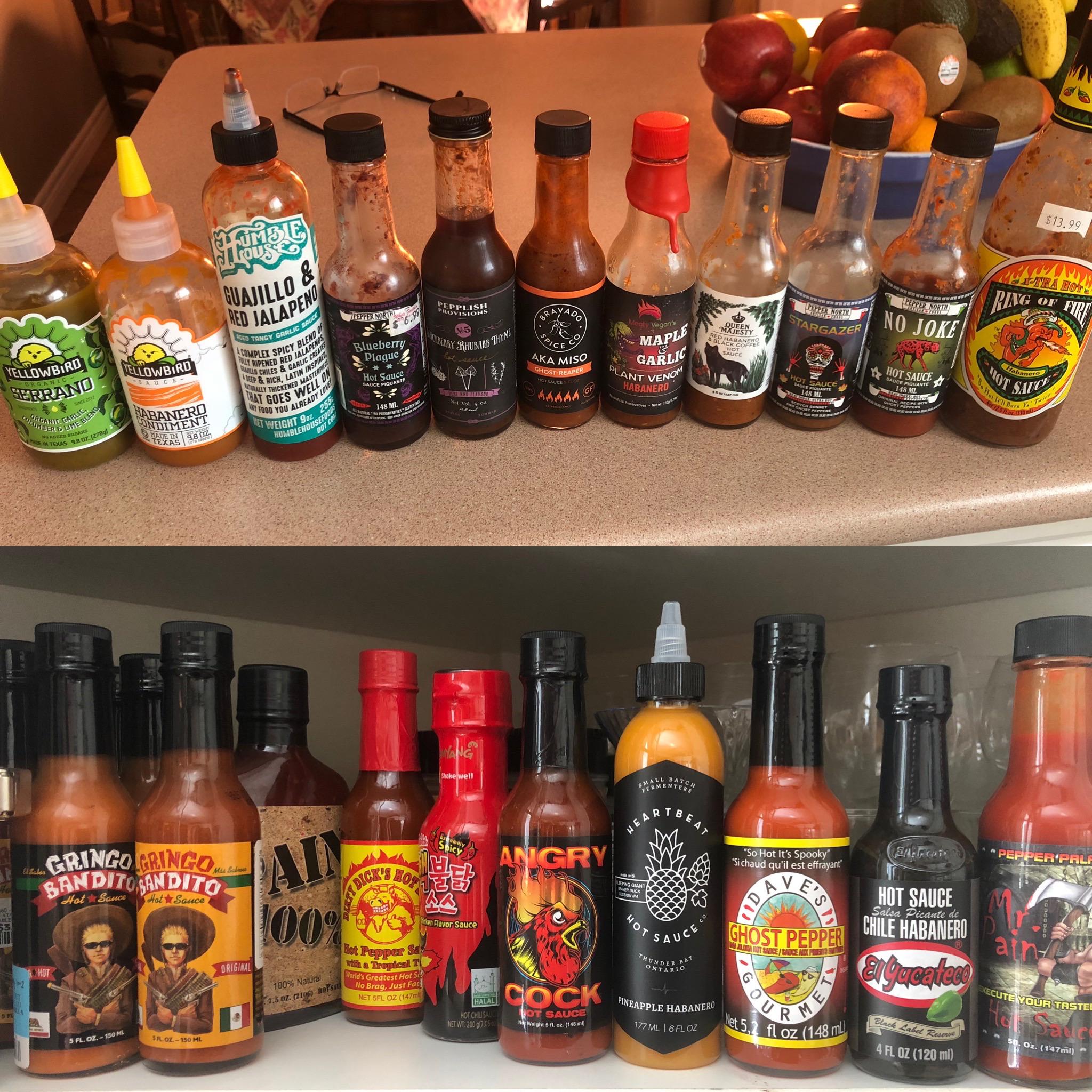 Sauces on the go vs sauces in stock! Any love for Gringo or Pepper