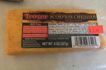 Near the top of my spice tolerance! Best spicy cheddar I have had!