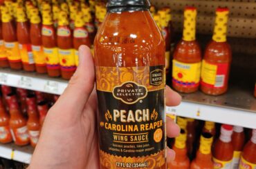 Found this little guy packing SERIOUS heat and flavor at Kroger. Way hotter than most at typical grocery stores.
