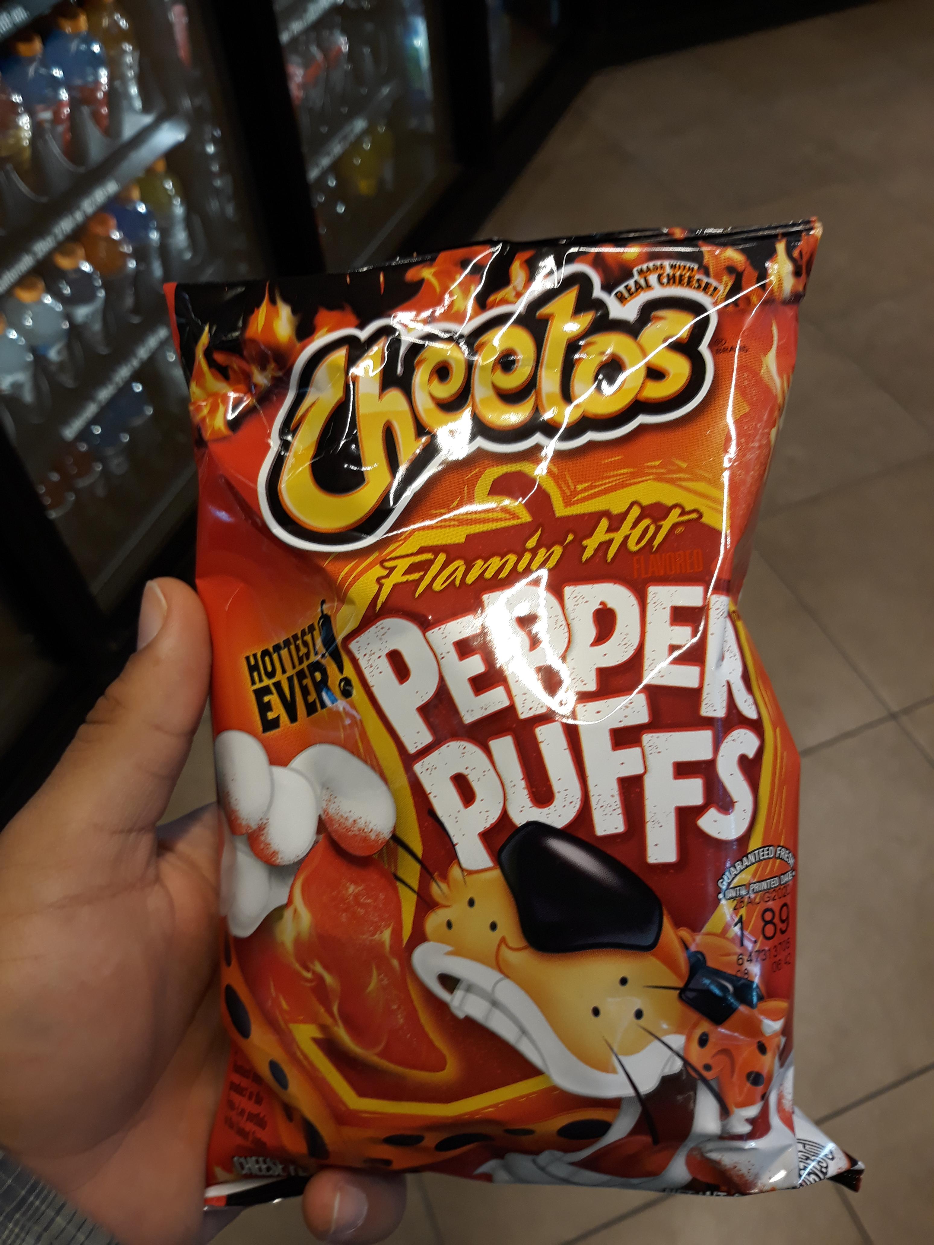 Not that spicy, but I'm happy they finally came out with spicy cheeto