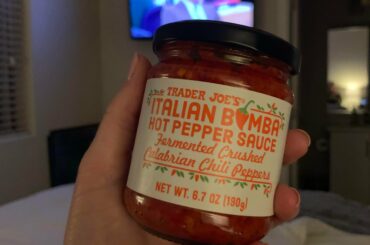 Hi hot tamales, this was unexpectedly spicy from TJs. Pleasantly surprised! Perfect on crackers / noodles / spoonfuls / you know the drill