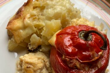 Today I made “Rocoto Relleno” (Stuffed Rocoto)