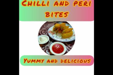Chili Bites Recipe, Nandos calls them Peri Bites - How To Make Chili Bites - Easy Snacks Recipes