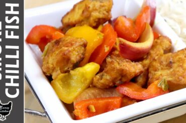 SMOKE CHILI FISH | Restaurant Style Chili Fish | Crispy Chili Fish Nuggets | Fried Fish