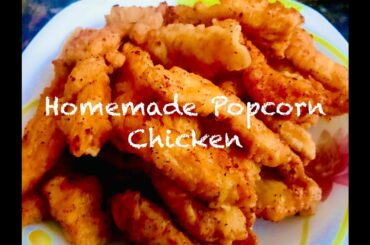 Homemade Chili Popcorn Chicken || Easy Recipe