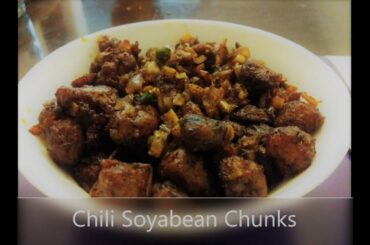 Chili Soya Chunks | Kim Ling style | Kolkata China Town recipe