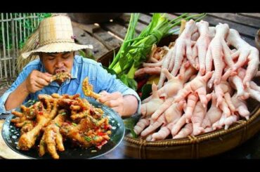 Cooking Crispy Spicy Chicken Leg Recipe - Crunchy Chicken Leg with Hot Chili for Food