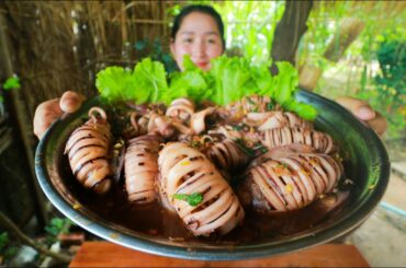 Cooking Yummy Squid Fry Chili Salt - Cooking With Sros