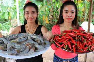 How to make tasty shrimp salad with chili red recipe