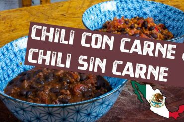 Basic Chilli Con Carne and VEGAN Chili Sin Carne