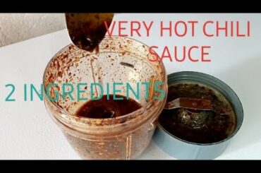 CHILI SAUCE/How to make chili sauce